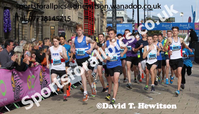 Start of the BUPA Junior Great North Run. Photo: David T. Hewitson/Sports for All Pics